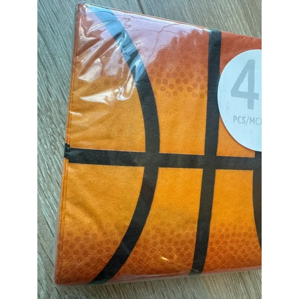 Basketball Birthday Party Supplies Lot 116pc Plates Cups Napkins Cupcake Picks